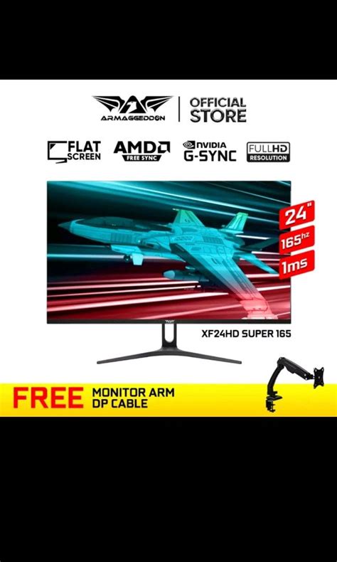 Armaggeddon Pixxel Xtreme Xf Hd Super Gaming Monitor Hz Refresh