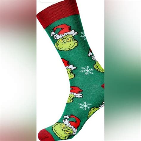 Underwear Socks Adult The Grinch Crew Sock Size Poshmark