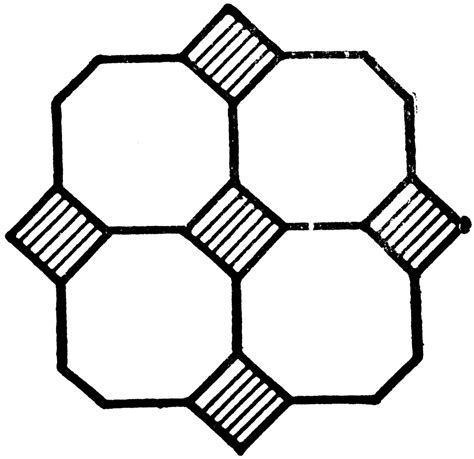 Design Consisting of Octagons and Squares | ClipArt ETC