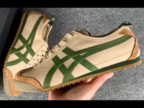 Onitsuka Tiger Mexico Beige Grass Green C Youtube