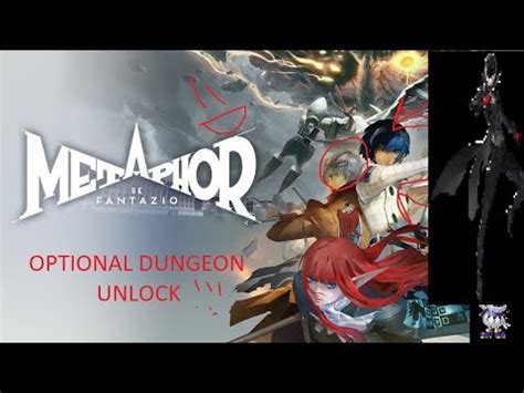 Metaphor Refantazio Demo Optional Dungeon Unlock Guide Youtube