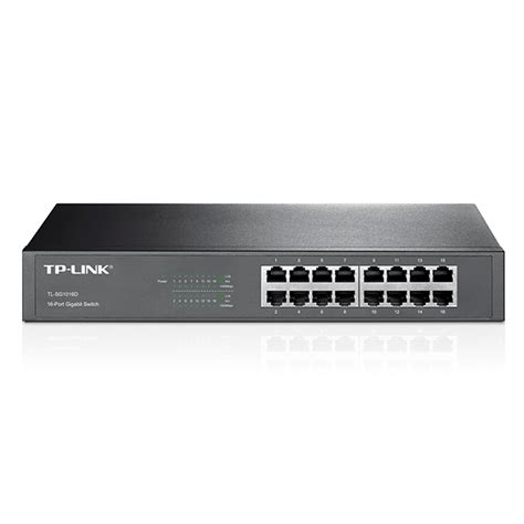 Switch Con 16 Puertos Gigabit Tp Link Tl Sg1016d Importlatam