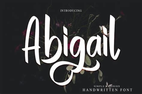 Abigail Font By Pipi Creative Creative Fabrica