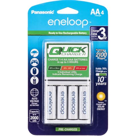 Panasonic Eneloop AA Rechargeable NiMH Batteries And