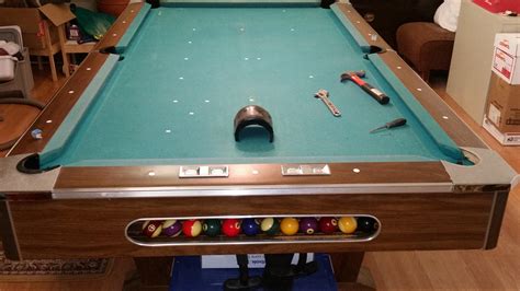 Identify Slate Pool Table with Ball Return