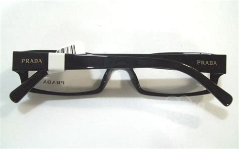 Prada PR 19LV Men's Black Designer Eyeglass Frames | eBay