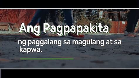 Paggalang Sa Magulang At Sa Nakakatanda Video Film YouTube