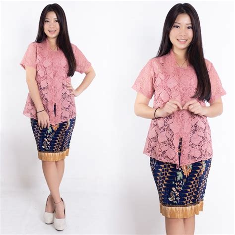 Jual Stelan Kebaya Kutu Baru Brukat Torso Iskia Kombi Rok Instan