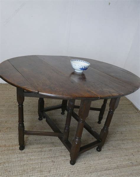 Neat Oak Gateleg Table C Antiques Atlas