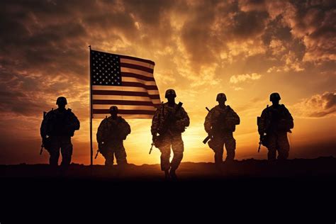 Soldier flag silhouette military. | Free Photo - rawpixel