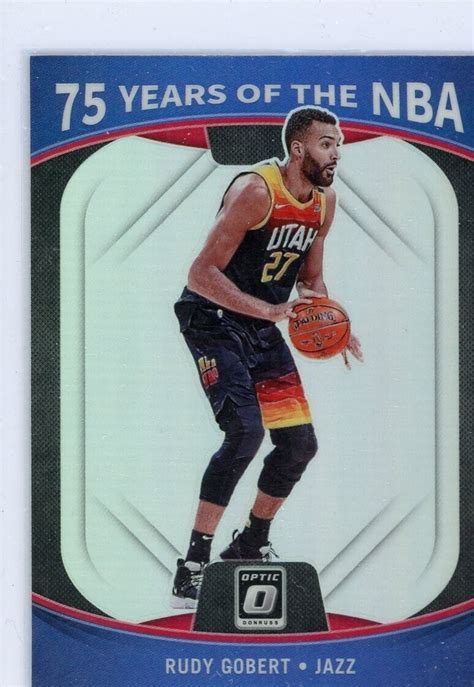 Donruss Optic Years Of The Nba Silver Prizm Rudy Gobert