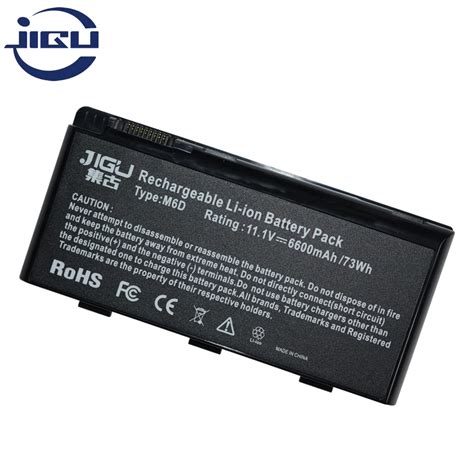 Jigu Laptop Battery Bty M D E For Msi Gt Gt Gt R Gt