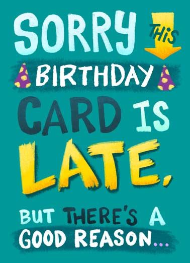 Funny Belated Birthday Ecards Cardfool