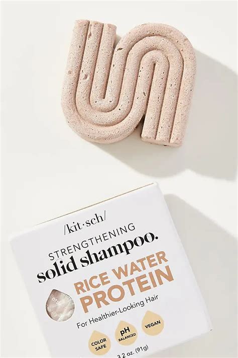 Kitsch Rice Water Prote Strengtheng Shampoo Bar Multicolor Editorialist