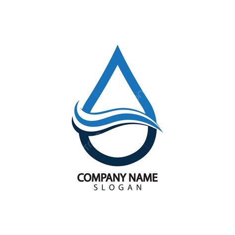 Water Drop Logo Template Vector Community Aqua Marketing Vector