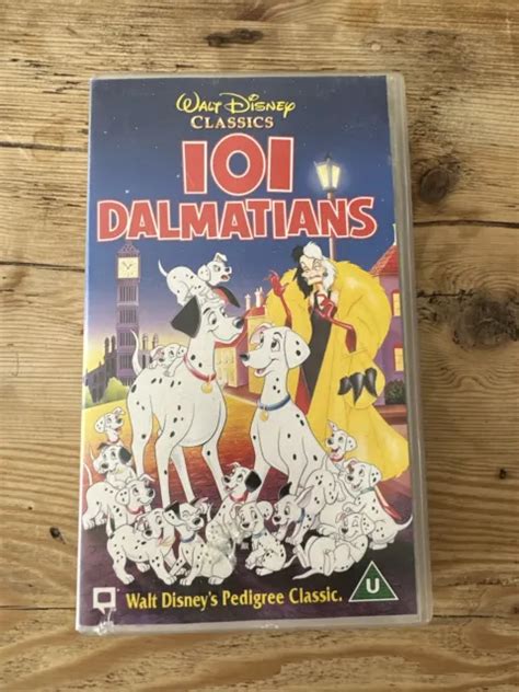 Dalmatians Original Walt Disney Classic Vhs Video Tape Film Pre