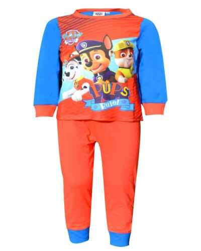 Kids Paw Patrol Boys Pjs Pyjamas Sleepwear Ages 12 18 Months To 6 Years