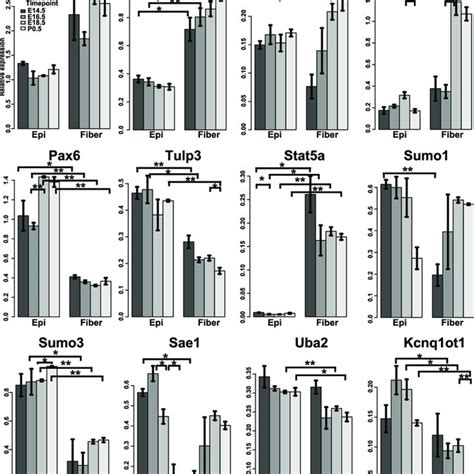 Quantitative Rt Pcr Validation Of Differentially Expressed Mrnas