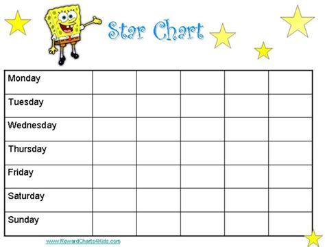 Star Charts For Kids