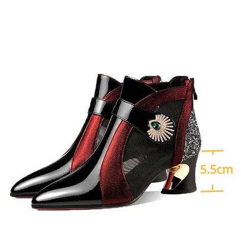 Sandalias De Malla Transpirable Para Mujer Zapatos De Tac N Con