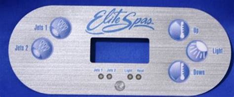 Elite Spa 6 Button Overlay 109245 Tp600