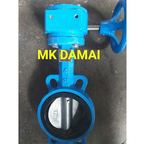 Jual Butterfly Valve Gear Cast Iron 4 Inch Butterfly Valve Gear