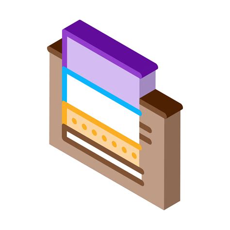 floating foundation isometric icon vector illustration 18017112 Vector