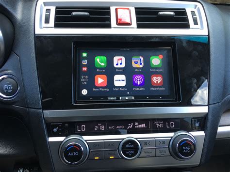 CarPlay Installs Alpine ILX 107 In A 2016 Subaru Outback Car Play Life