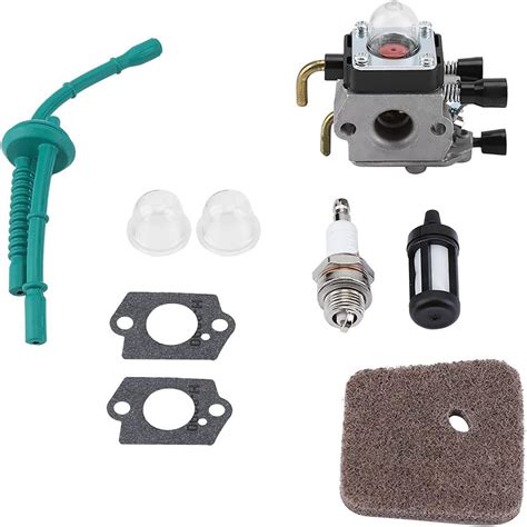 Headerbs Carburetor Kit Lawn Mower Carb Replacement With Gasket Spark Plug Sponge