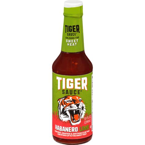 Try Me® Tiger Sauce® Habanero Lime 10 Fl Oz Bottle Shop Price Cutter