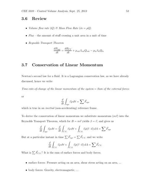 Conservation of Linear Momentum & Examples