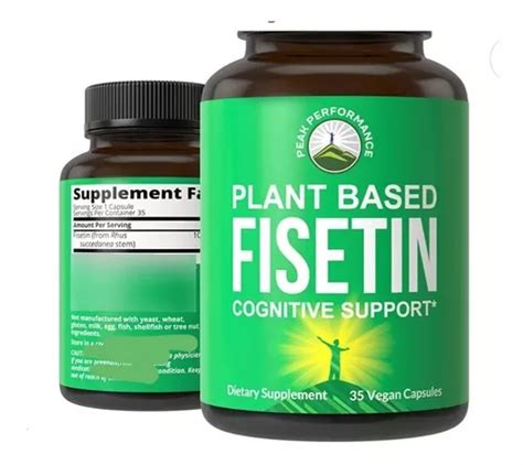 Fisetina Fisetin 100mg Antioxidante Vegana Cuotas sin interés