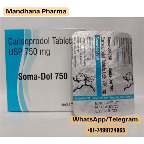 Carisoprodol Tablets USP At Rs 300 Pack Carisoma Tablet In Nagpur