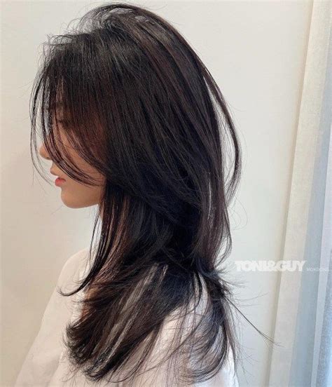 Korean Wolf Cut With Messy Layers Fine Straight Hair Haircuts Straight