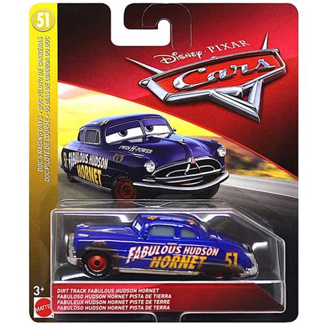 DISNEY CARS DIECAST - Dirt Track Fabulous Hudson Hornet – Gemdans