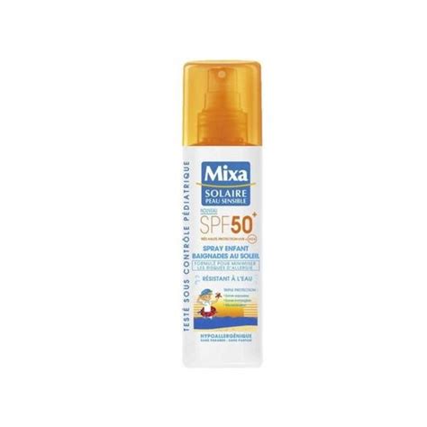 Mixa Spray Solaire Enfant Baignades Au Soleil Ml Cdiscount Au