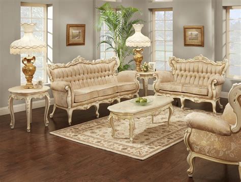 French Provincial Living Room Set Furniture