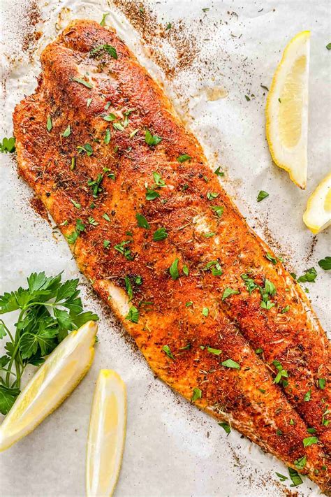 Easy Baked Trout Fillet Recipe This Healthy Table