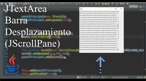 Tutorial JAVA JTextArea Con Barra De Desplazamiento Scroll Mediante