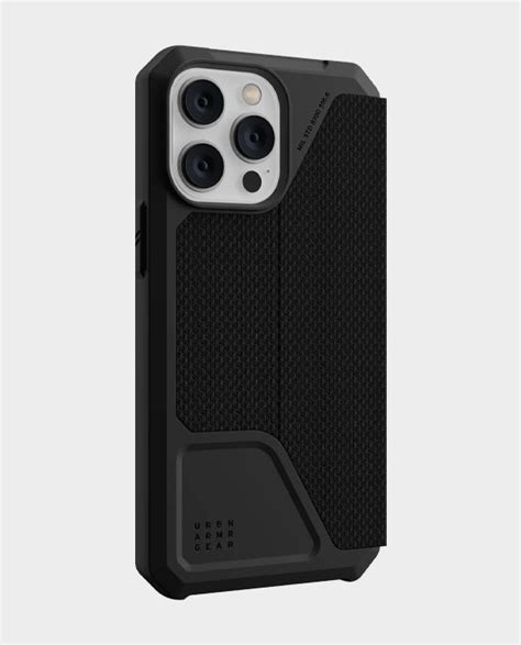 Buy Uag Metropolis Case For Iphone 14 Pro Max Kevlar Black In Qatar