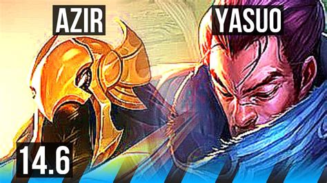 AZIR Vs YASUO MID 7 1 11 500 Games Dominating Rank 15 Azir JP