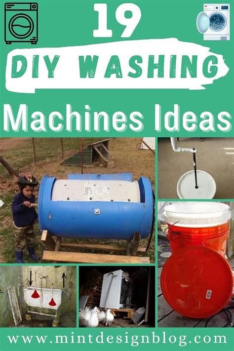 19 DIY Washing Machines Ideas For Home - Mint Design Blog