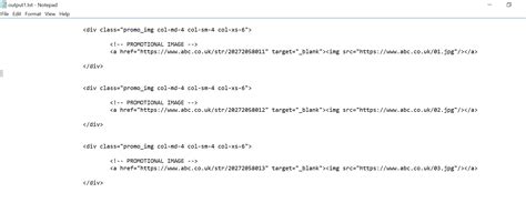 Convert Excel Data To Txt File In Html Format Stack Overflow