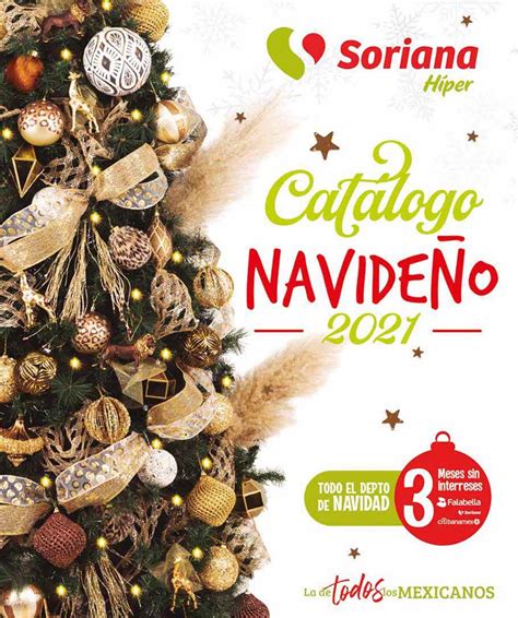 Folleto Soriana Ofertas Árboles de Navidad 2021