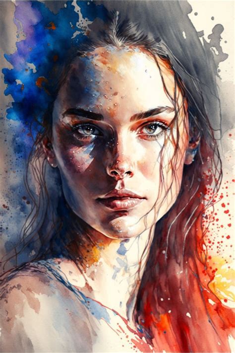 Art Inspiration Watercolor Portrait Painting Portraiture Painting