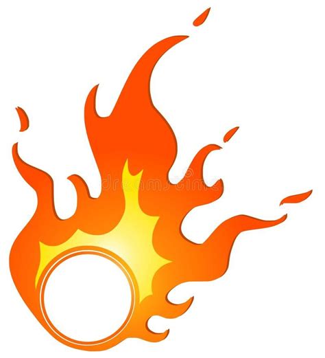 Flame Stock Vector Illustration Of Burner Flame Burn 14772103