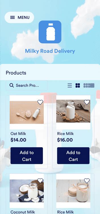 Milk Delivery App Template | Jotform