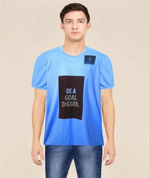 Sky Blue Round Neck T Shirt At Rs 399piece Baleshwar Id 27070380562