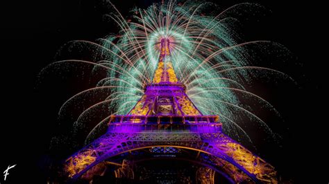 14 Juillet 2021 Le Splendide Feu Dartifice De La Tour Eiffel Sur Le