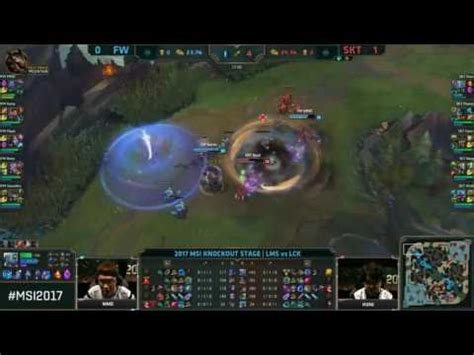 Skt Vs Fw Highlights Game Msi Semi Finals Sk Telecom T Vs Flash